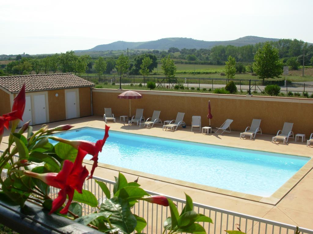 Logis Hotel Restaurant Le Mas De Mon Pere Saint-Jean-le-Centenier Dış mekan fotoğraf